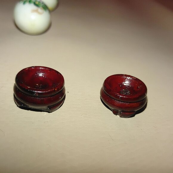 Mable Green Hand Painted Decorative Eggs With Floral Birds Design On Wooden Stan - Picture 8 of 14